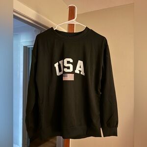 Black USA Sweatshirt